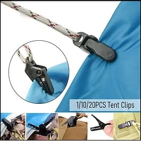 Neue Krokodil-Zeltklammern, robuste Zeltklammern, tragbare Zeltklammern für Outdoor-Reisen, perfekt für Outdoor-Camping-Abenteuer