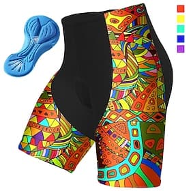 Herren Fahrradhose Grafik Lustig Fahhrad Gepolsterte Shorts / Chamois Unterteile mit 3 Gesäßtaschen Mountainbike MTB Straßenradsport 3D-Polster Schnelltrocknen