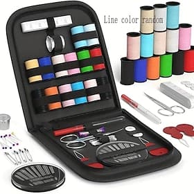 69-teiliges Nähset, Geschenke für Frauen, Mütter, Reisende, Erwachsene, Anfänger, Notfall, Nähzubehör, Zubehör mit Schere, Fingerhut, Faden, Nähnadeln, Maßband