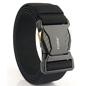 Men's Belt Tactical Belt Nylon Military Army Plain Black Royal Blue Daily Wear Going out Weekend Nylon Web Work Belt