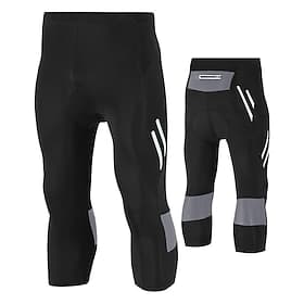 TRYSIL Men's Solid Colored Cycling Road Shorts Cycling 3/4 Tights Bike Pants / Trousers Mountain Bike MTB Road Bike Cycling Sports Comfortable Breathable Black