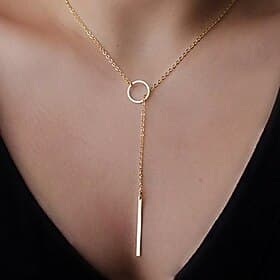 Femme Colliers Chic et moderne du quotidien Géométrie Collier / Doré / Argent / L'autume / L'hiver / Printemps