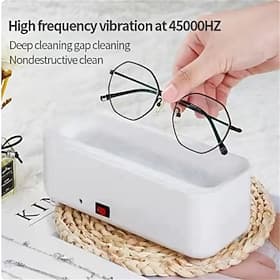 Máquina de limpieza por ultrasonidos, máquina de limpieza por vibración multifuncional, joyería, gafas, reloj, máquina de limpieza de dentaduras postizas