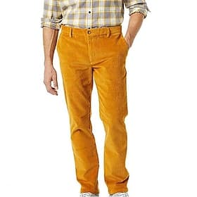 Homme Pantalon en velours côtelé Pantalons Pantalon décontracté Avec Poches Jambe Droite Couleur Unie Confort Chaud Quotidien Fête Sortir Sports Mode Marron Sa