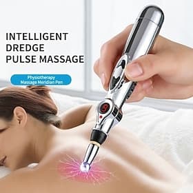 stylo d'acupuncture 5 en 1 stylo d'acupuncture électronique stylo de massage à impulsion d'énergie méridienne outils de stylo de massage multifonctions pour le