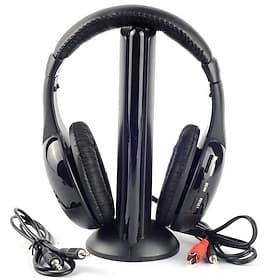 5-in-1 drahtloses Multifunktions-Headset Monitoring FM-Radio Ohrhörer für PC Laptop Computer TV TW-699 Valentinstagsgeschenk