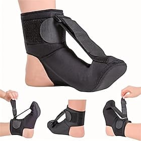 1 chaussette de nuit pour fasciite plantaire pour 99,21 à 187,39 lb attelle de botte extensible douce pour dormir Attelle de maintien du pied pour tendinite
