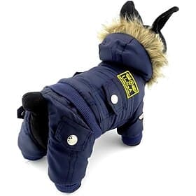 Dog Cat Coat Jacket Puffer / Down Jacket Fashion Party Winter Waterproof Warm Soft Washable Comfortable Christmas Halloween Outdoor Casual Daily Dog Clothing f