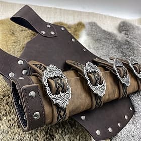 Rétro Vintage Médiéval Renaissance Armure Fourreau Porte-Épée Pirate Viking Valkyrie Déguisement Homme Celtique Viking Carnaval Mascarade Soirée LARP Adulte Fo