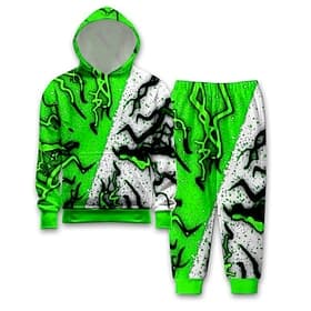 Garçon 3D Géométrique Ensemble sweat à capuche et pantalon de survêtement manche longue 3D effet Printemps Automne Actif Mode Frais Enfants 3-12 ans Capuche Ex
