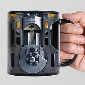Neuheit-Mechaniker-Motor-Tassen, einzigartige Kaffeetassen, Vatertags-Tasse, Automobil-Kunst, Mechaniker, lustige Kaffeetasse, coole Papa-Geschenke von Tochter
