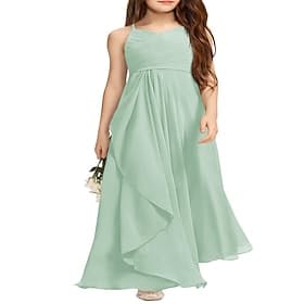 kinderkleidung Mädchen Party Kleid Feste Farbe Ärmellos Jahrestag Besondere Anlässe Geburtstag Modisch bezaubernd Täglich Polyester Sommer Frühling 2-12 Jahre