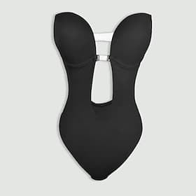 Body dos nu pour femme, contrôle du ventre, push-up, fête de mariageamp;corset de sport overbust de soirée club couleur pure tenues pour la maison