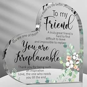 Friends Gift For Women Friendship Bestie Gifts For Woman Best Sunflower Gift Unbiological Sister Gift Christmas Birthday Gift Thank You Gift For Women Acrylic