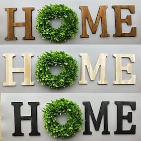 Wall Decoration Wooden Home Home Letter Wall Decoration Retro Decoration Wall Pendant Cafe Restaurant Living Room