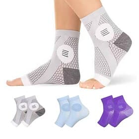 1 Paar Neuropathie-Socken für Damen und Herren – Zehenlose Kompressionsstrümpfe, Fußneuropathie-Socken, periphere Neuropathie-Socken, diabetische Neuropathie-S
