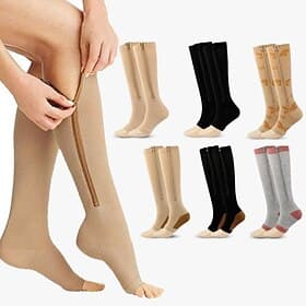 3 paar Compressiesokken Nylon Anti-Friction