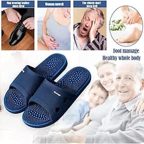 Slippers for Women Men Foot Massage Plantar Fasciitis Sliders House Ladies Sandals Shower Shoes Non-Slip Quick Drying Pool Slides Massage Slippers Shoes Sandal