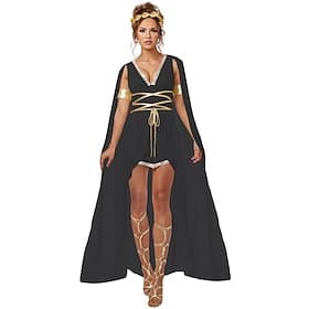 Retro Vintage Altes Griechenland Antikes Rom Kleid Cosplay Kostüm Outfits Venus Griechische Göttinnen Kostüm Damen Walpurgisnacht Halloween Karneval Maskerade