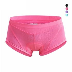 WOSAWE Damen Einfarbig Fahrrad Unterwäsche Gepolsterte Fahrradhose Fahhrad Unterwäsche Shorts Gepolsterte Shorts / Chamois Schmale Passform Sport Schnelltrockn