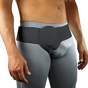 Ceinture de hernie à l'aine suspendue, ceinture de hernie inguinale réglable pour hommes, support latéral gauche ou droit, ceinture de protection de hernie ing