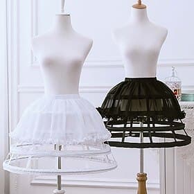 Cosplay - Lolita Knielang Reifrock Krinoline Tutu Unterrock Prinzessin Kostüm Damen Maskerade Party Junggesellinnenabschiedsparty Erwachsene Unterrock