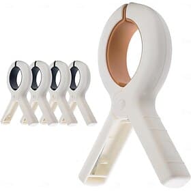 4er-Pack extra große Strandtuchklammern, 13 cm lange Handtuchklammern für Strandstühle, Kreuzfahrtschiffe, strapazierfähig, Handtuchhalter-Clips für Kleidung,