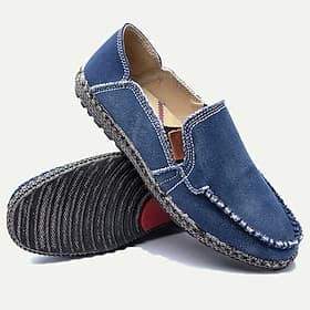 Lässige Slipper aus Canvas für Herren – leichte und atmungsaktive Wanderschuhe