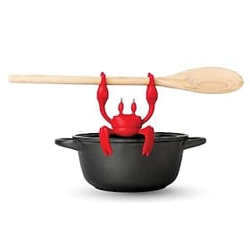 Crab Silicone Utensil Rest Crab Spoon Holder, Heat-Resistant Spoon Utensil Holder Clip, Kitchen Grill Utensil Holder, Silicone Spoon Rest for Stove Top Creativ