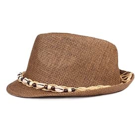 Herren Kentucky Derby Hut Sonnenhut Partyhut Bowler Hut Schwarz Weiß Acrylfasern Mode Lässig Straße Täglich Einfach Sonnenschutz Atmungsaktiv