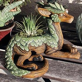 Dragon Succulent Planter, Creative Garden Guardian Statue, Ideal Sculpture Figurines, Home Decor, Gift