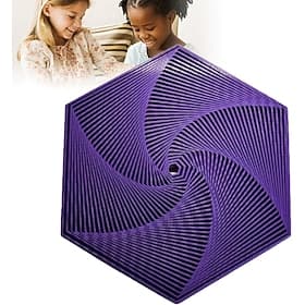esagono frattale fidget, giocattoli esagonali stampati in 3d, fidget stampato in 3d, giocattolo fidget cubo infinito, giocattolo fidget geometrico, giocattolo