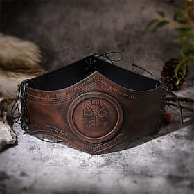 Punk Gothique Médiéval Renaissance Ceinture Taille Viking Déguisement Homme Femmes Unisexe Viking Halloween Carnaval Mascarade Foire de la Renaissance LARP Ad