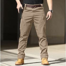 Homme Pantalons Cargo Pantalon cargo Pantalons Tactique Avec Poches Classique Poches multiples Couleur Unie Confort Extérieur Longueur complète Occasionnel Quo