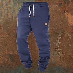 Herren Jogginghose Trainingshose Jogginghose Jogger Hose Hosen Tasche Kordelzug Elastische Taille Glatt Komfort Sports Outdoor Täglich Modisch Brautkleider sch