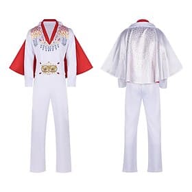 Jumpsuit Superstar Cosplay Adults' Men's Masquerade Party / Evening Dress Up