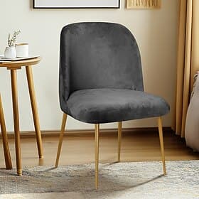 Dining Chair Cover Stretch Velvet Upholstered Side Dining Chair Cover Slipcover Burgundy Red Curved Back Mid Century Accent Dining Chair Covers for Kitchen Liv