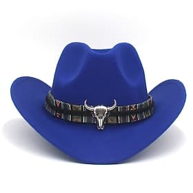 Herren Kentucky Derby Hut Sonnenhut Cowboyhut Fedora-Trilby-Hut Schwarz Rote Baumwolle / Polyester-Mischung Vintage-Stil Mode 18. Jahrhundert Bundesstaat Texas