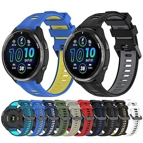 Bracelet de Montre pour Garmin Forerunner 965 Silicone Remplacement Sangle Ajustable Bracelet Sport Bracelet