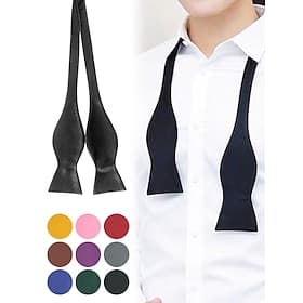nœud papillon à nouer soi-même pour homme en plusieurs couleurs, style classique formel pour mariages, fêtes et événements d'affaires
