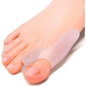 Coussin et protecteur d'oignon Coussinets d'oignon Correcteur d'oignon et soulagement d'oignon avec bouclier en gel, traite la douleur dans l'articulation du g