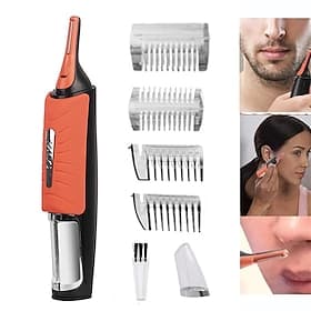 Precisie Micro Wenkbrauw Oor Neus Trimmer Verwijderaar Knipper Scheerapparaat Persoonlijke Gezichtsverzorging Haar Trimmer Met LED Licht Valentijnsdag Geschenk