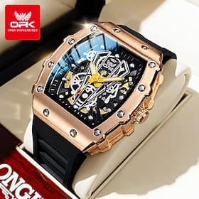Men Quartz Watch Fashion Business Wristwatch Luminous Waterproof Decoration Silicone Gel Watch