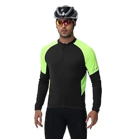 Homme Maillot Velo Cyclisme manche longue Cyclisme Maillot Top avec 3 poches arrière Ecran Solaire Séchage rapide Respirable Bandes Réfléchissantes Bleu Vert B