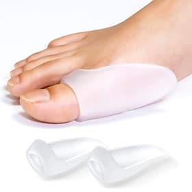 Protecteur d'oignon en gel, lot de 10 coussinets et coussinets pour oignon, protège-oignon pour gros orteil, soulage les douleurs du pied dues aux frottements,