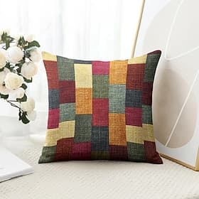 Geometric Decorative Toss Pillows Cover 1PC Soft Square Cushion Case Pillowcase for Bedroom Livingroom Sofa Couch Chair