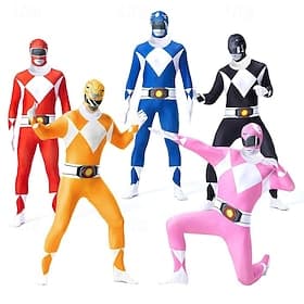Tommy Olivier Kimberly Hart Trini Kwan Costume de cosplay Combinaison Cosplay Halloween for Homme Femmes Garçons Enfant Adulte Halloween Carnaval Mascarade Évé