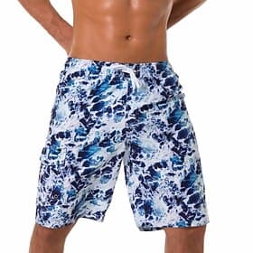 Men's Board Shorts Swim Shorts Swim Trunks Gradient Printed Drawstring with Pockets Quick Dry With Pockets Board Shorts Bottoms Surfing Beach Water Sports Summ