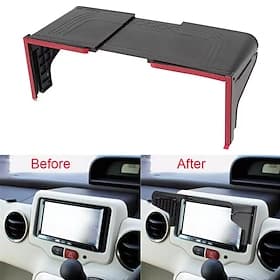 Écran d'affichage d'accessoires automobiles de 7 à 12 pouces, pare-soleil de navigation GPS de voiture, accessoires intérieurs, bouclier anti-éblouissant GPS