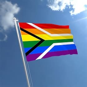 Juin Mois de la Fierté LGBTQ LGBT Drapeau de Fierté Arc-en-ciel Décoration Extérieure Intérieure avec Œillets Décorations de Maison Cour Jardin Banderole de Fê